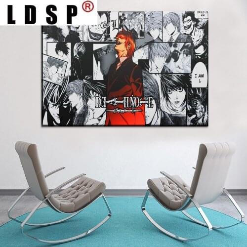 LDSP 5 Panels Animation Death Note Paintings Wall Art Canvas Modern Picture Print Poster Modular For Living Room Home Decor