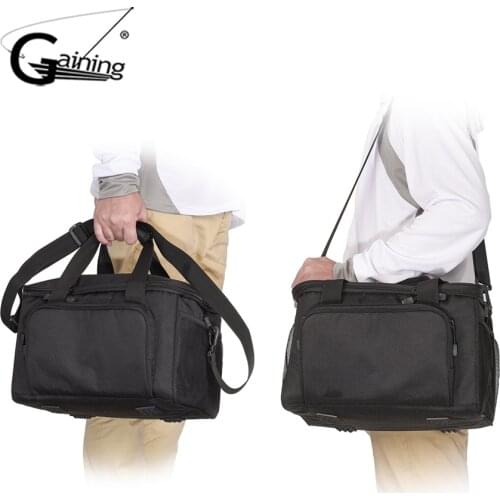 Multifunctional Waterproof Fishing Bag Outdoor Waist Shoulder Bag Case Reel Lure Storage Bag Fishing Tackle 36*22*23cm