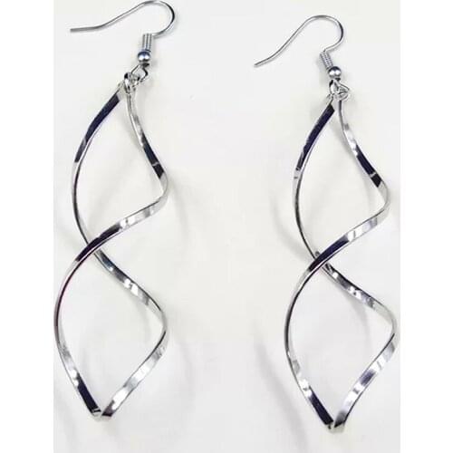 Stainless Streel Chain Punk Stud Earrings for Women Bohemia Minimalism Tassel Earing Ladies Jewelry Accessories Girls Gift