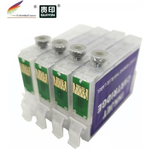 RCE1381) refill ink cartridge for Epson T1381-T1384 T138 T 138 Workforce 320 630 633 NX420 TX420W bkcmy (with ARC)