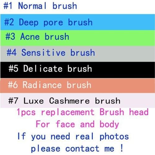 Best quality Ultrasonic Face Brushes Sonic Cleanser Replacement Brush Head for mia mia2 fit aria pro plus smart