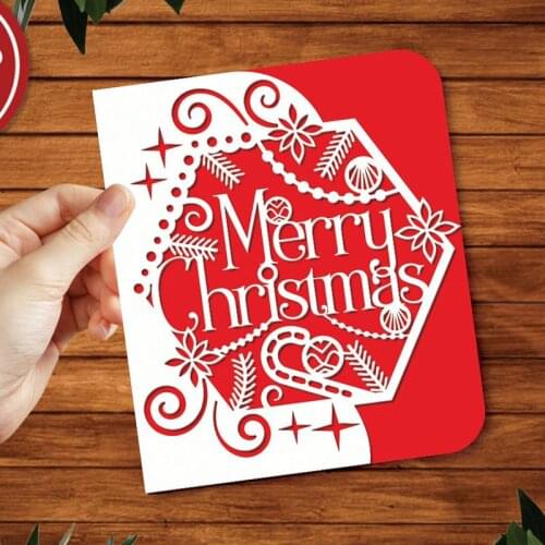 Christmas Leaves Border Scrapbooking Dies Metal Cutting Dies Stencils For DIY Album Paper Card Decorative Craft Die Cuts