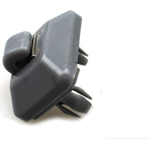 1Pcs Grey Car Sunvisor Sun Visor Clip For Audi Q3 /Q5/ A1/ A3 /A4 /A5 2013-2015 For Broken Part Replacement