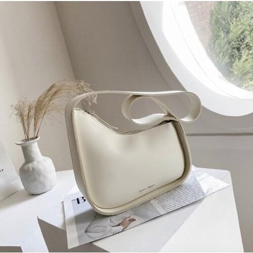 Women PU Leather Bag Fashion Solid Color Ladies Purse Shoulder Bags Casual Travel School Shopping Bags Office Lady Handbag