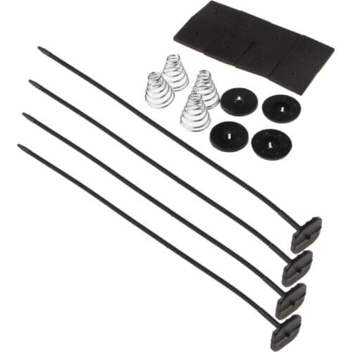 652F 1 Set Car Vehicle Electric Radiator Fan Mounting Kit Plastic Ties Straps Universal