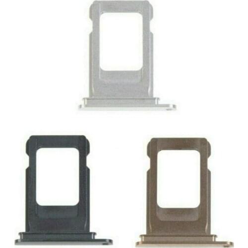 10Pcs/lot Silver/Black/Gold Color SIM Card Tray Holder for Apple iPhone XS