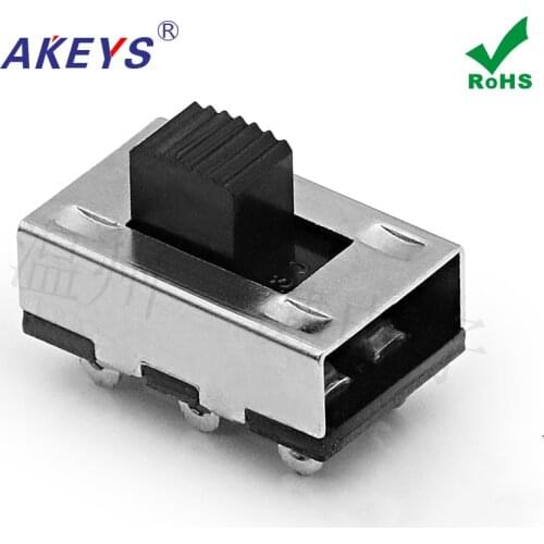 10pcs One key ss-22h01 toggle switch 22.5*14 without fixed feet two gears 6 feet push refrigerator power supply