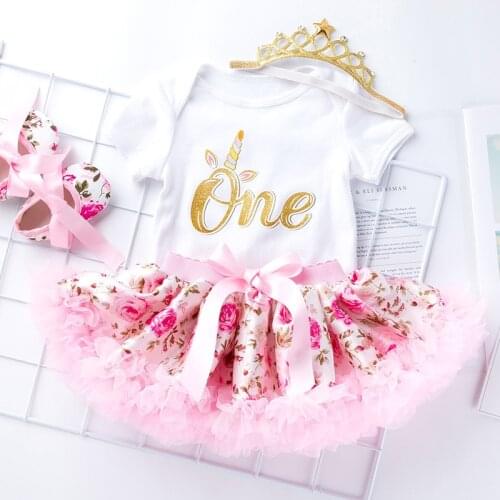 2Pcs Newborn Baby Girls Crown Short Sleeve Romper Tutu Skirts Princess Party Dress Fashion Outfits Costume clothing