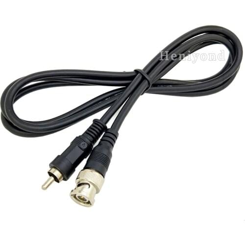 2Pcs/lot CCTV BNC Male to RCA Female Convert Plug BNC Connector 75-3 coaxial cable 6.5