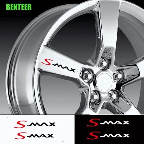4pcs Car Wheel Sticker Car Body Sticker For Ford Smax S-MAX