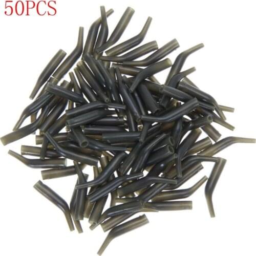 50pcs Carp fishing accessories Carp hook sleeve end tackle fishing swivel Zig Rig Terminal Tackle Connect Pop Up Boilies