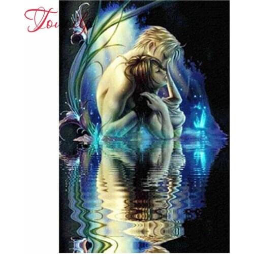 5D Diamond Painting figure Scenery Cross Stitch DIY Diamond Embroidery Landscape Full round square rhinestones Home Decor gift