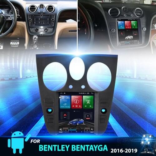 2din Android car radio For Bentley Bentayga 2016-2019 Car GPS Navigation head unit Stereo receiver DVD Multimedia Player