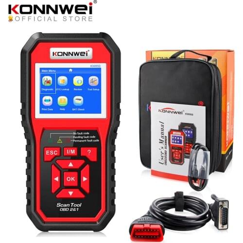 KONNWEI OBD OBD2 Automotive Scanner Fault Code Reader With Multi-language ODB2 Car Diagnostic Tool Auto Scanner BEST OBD 2 KW850
