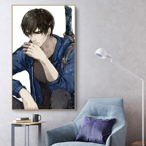 Paint by number art painting by numbers Hand-painted simple cartoon version DAOMU home corridor decorative painting