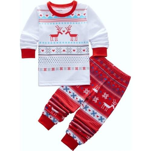 Children Pajamas Autumn Winter boy clothing set Cotton Girls Pijamas Kids Girls Sleepwear Children clothing 2T-7T
