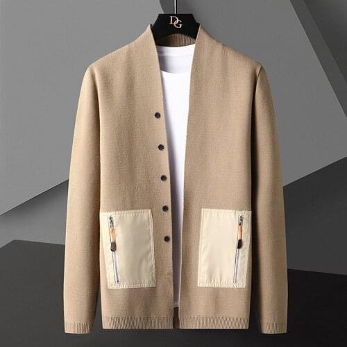 Men Cardigan Single Breasted Chenille Mens Sweaters Fashion Solid Color Man Sweaters 4XL Sweter De Hombre Cardigan Male Sweaters