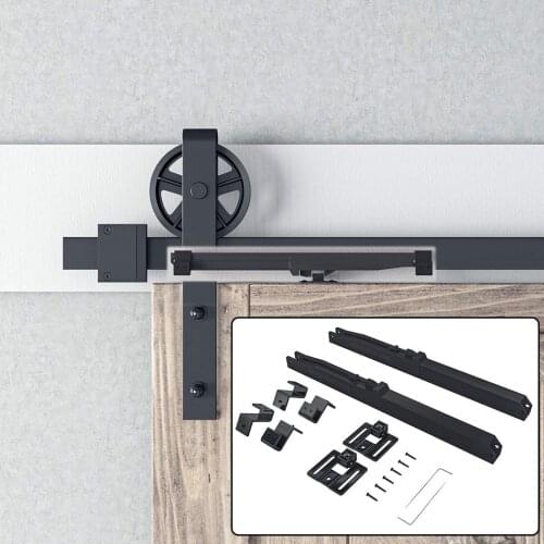 2pcs Soft Close Mechanism For Damper Sliding Barn Door Hardware Track Kit American Barn Door No-punch Damper