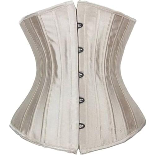 Underbust Corset for Women Spiral Steel Bone Steampunk Corset Top Sexy Bustier Women Corselet Bustier Overbust Slim Corsets