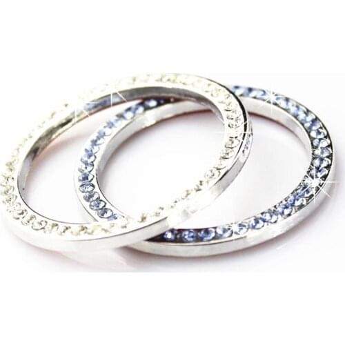 Crystal Car Engine Start Stop Ignition Key Ring For Nissan Altima Armada Juke Leaf Qashqai Murano Pathfinder 350Z X-trail