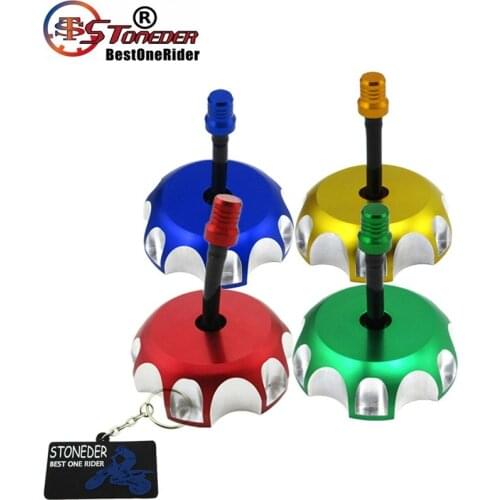 STONEDER Gas Fuel Tank Cap Cover For Honda CRF250R 250X 450R 450X XR200 250 400 600L TRX450R 400EX KAWASAKI KLX450R KX250 450F