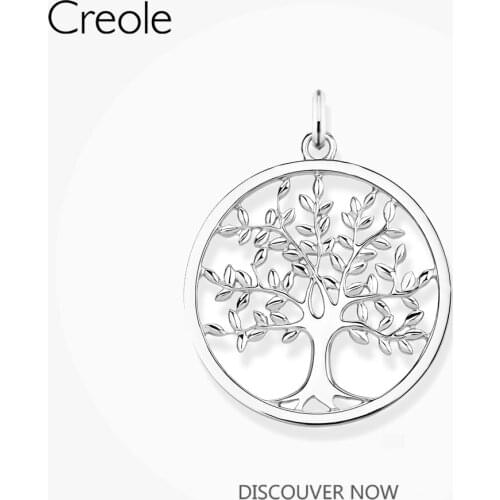 Pendant Tree 925 Sterling Silver Fit Necklace 2021 New Jewelry Europe Style Bijoux Language of Nature Romantic Gift For Women