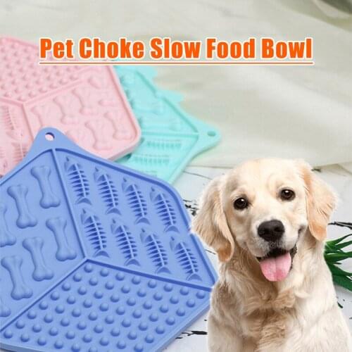 Dog Slow Feeder Bowl Non Slip Anti-Gulping Pet Slower Food Feeding Durable Preventing Choking Healthy Design Dishes J2Y