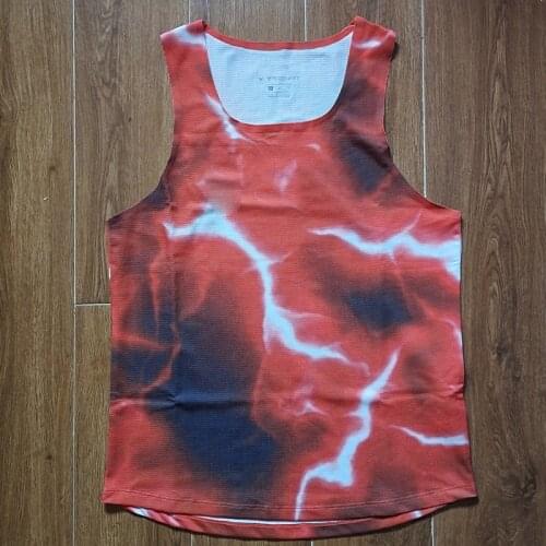 Man Bowerman Sport Net Vest T Shirt Distant Runnning Speed Suit Diamond League Tank Tops Athlete Track Field Outfit Customizable