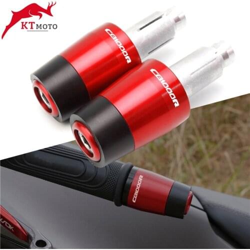 For Honda CB1000R CB1000 R 2008-2020 2019 2018 7/8'' 22MM Motorcycle Handlebar Grips Slider Cap Plug Hand Bar End