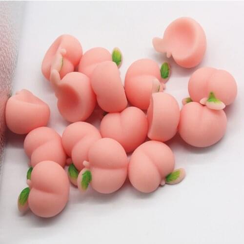 New Peach Blossom Butt Leafless Peach Decompression Soft Adhesive Cute Crayon Shinchan Butt Soft Glue Phone Accessories