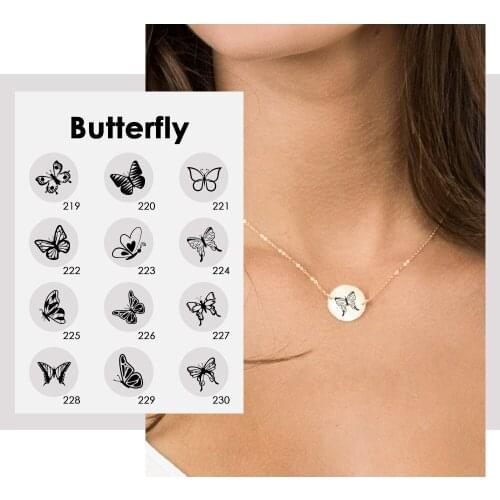 JUJIE Necklace For Women Long Wild Clavicle Chain Pendant Multi-style Beautiful Butterfly Necklace Trendy Gift 2021