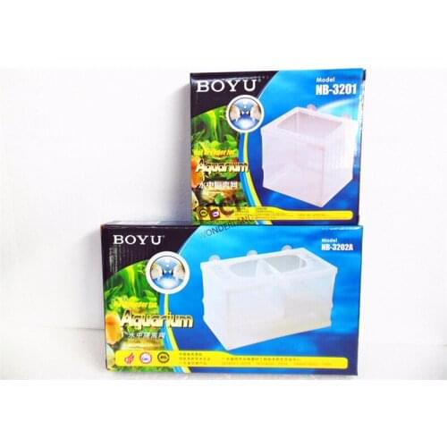 1 Grid 2 Grid Separate Roe BOYU NB-3201/3201A Net Breeder For Aquarium Fish Tank 1PC