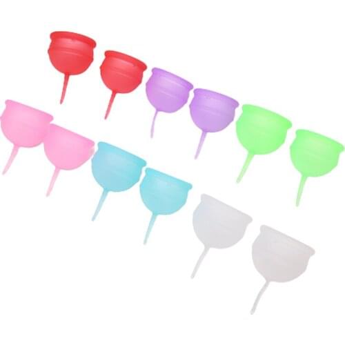 Silicone Menstrual Cup Prevent Side Leakage Period Cup High Quality Feminine Hygiene Lady Cup Collector Menstrual Care