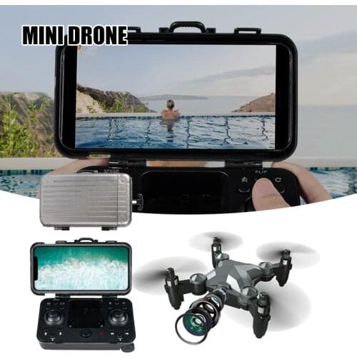 HD Mini Quadcopter Toy 408p Real-Time Transmission Foldable RC Quadcopter Toy with Adjusatable Speed for Adult ND998