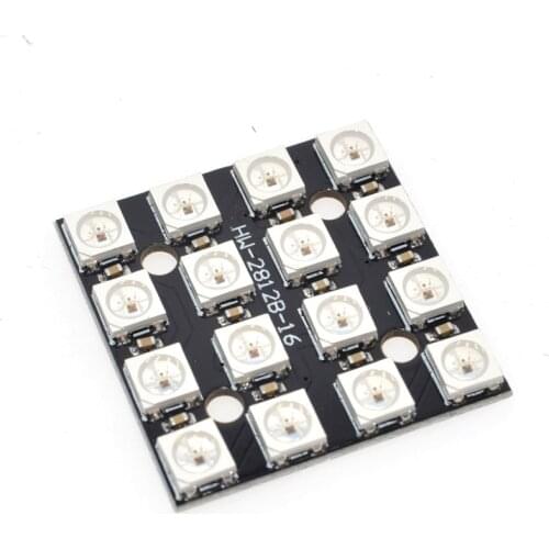 WS2812B 4*4 16-Bit Full Color 5050 RGB LED Lamp Panel Light For Arduino Wholesale