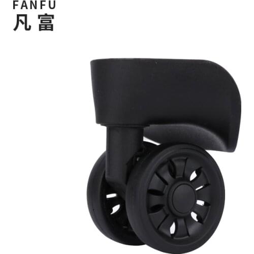 High Quality luggage wheels Replacement Repair Part Suitcase universal Luggage Wheels Universal Wheel damping Black for Wheels
