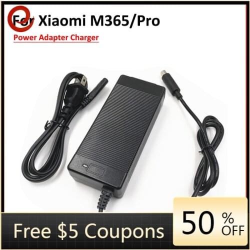 42V 2A Power Charger Adapter for Xiaomi Mijia M365 M365 Pro Electric Scooter Parts
