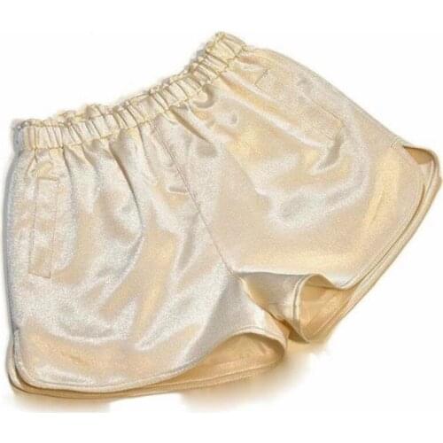 S-XL New Hot 2021 Women Sexy Shorts Summer Silk Slim Beach Casual Egde Shorts