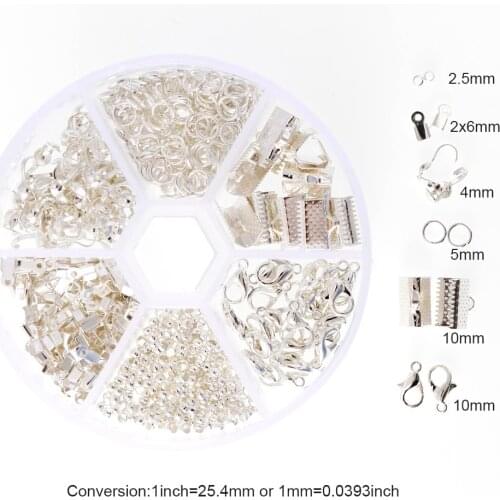 1 Box Positioning Bead Lobster Buckle Zigzag Buckle Horse Buckle Single Circle Small Clip Accessories Necklace Earrings Making