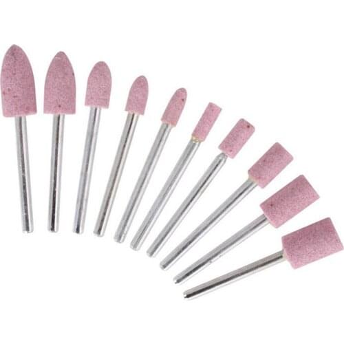 1PC Abrasive Mounted Stone Points Electric Grinding Accessories Polishing Head Wheel Tool For Dremel Rotary Power Tools