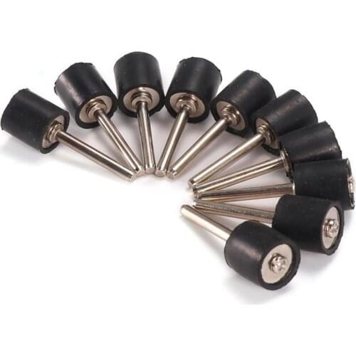 10pc Sand Ring Rod Band Mandrel 1/4 Inch Shank 6.3 12.7mm Drum Sanding Kit Nail Drill Bit Abrasive Tools For Dremel Accessory