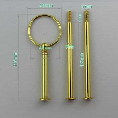 2 pcs)2/3 tiers round style fondant cake decorating tools color silver or gold