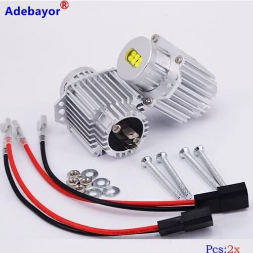 2X 64W Led Marker Angel Eyes Bulbs case for BMW E90 E91 (TYPE 8) Error Free Plug and Play 2200LM Freeshipping GGG
