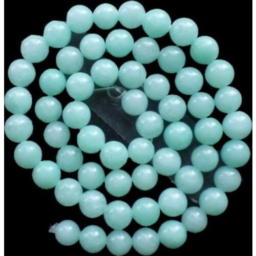 Natural Stone Beads Fashion Blue River Loose Bead 4/6/8/10mm for Jewelry Making Bracelet Necklace Gift