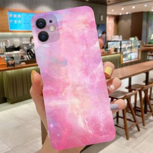 Dream Watercolor Pattern Case For iPhone 12 Pro 11 Max Mini SE 2020 6 6S 7 8 Plus 5 5S XS XR X Soft Silicone Back Phone Cover