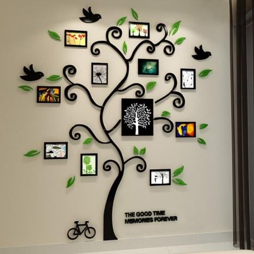 Colorful Life Wall Stickers Trees