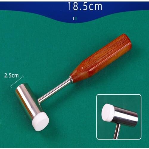Fine double-sided hammer claw hammer silicone shock absorber stainless steel nose instrument