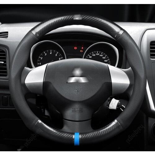 Steering wheel cover set for Mitsubishi ASX pajero sport Galant Outlander Lancer-ex LACCER car assessoires