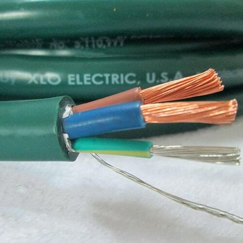 Fever power cord XLO PL1500 power amplifier CD pure copper power cord DIY green Speaker wire radio Line