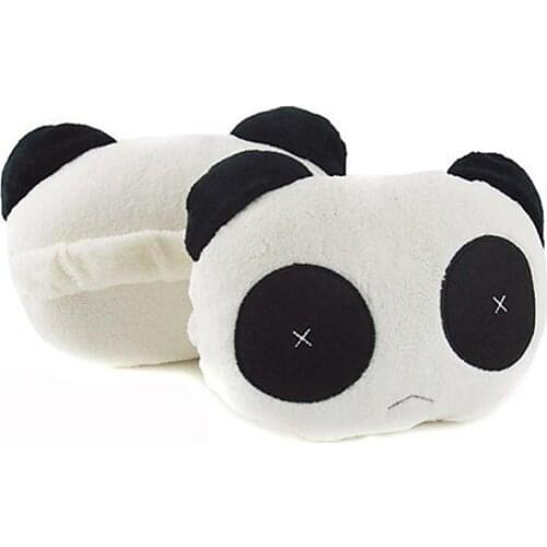 Lovely Creative Panda Auto Car Neck Rest Cushion Headrest Pillow Mat Soft Comfortable Cartoon Panda Car Pillow